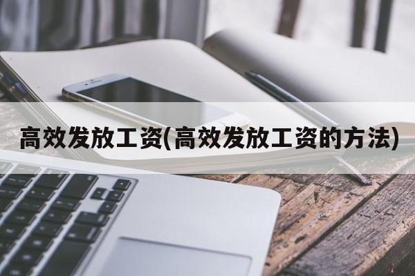 高效发放工资(高效发放工资的方法)